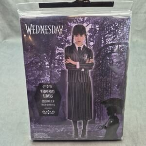 Wednesday Addams Costume Adult large 10-12 New Nevermore Academy Uniform